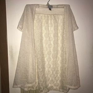 Vanity Cream-Colored Cardigan